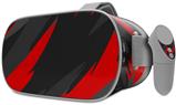 Decal style Skin Wrap compatible with Oculus Go Headset - Jagged Camo Red (OCULUS NOT INCLUDED)