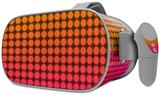 Decal style Skin Wrap compatible with Oculus Go Headset - Faded Dots Hot Pink Orange (OCULUS NOT INCLUDED)