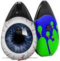 Skin Decal Wrap 2 Pack compatible with Suorin Drop Eyeball Blue Dark VAPE NOT INCLUDED