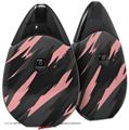 Skin Decal Wrap 2 Pack compatible with Suorin Drop Jagged Camo Pink VAPE NOT INCLUDED