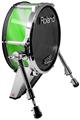 Skin Wrap works with Roland vDrum Shell KD-140 Kick Bass Drum Paint Blend Green (DRUM NOT INCLUDED)