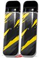 Skin Decal Wrap 2 Pack for Smok Novo v1 Jagged Camo Yellow VAPE NOT INCLUDED