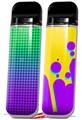 Skin Decal Wrap 2 Pack for Smok Novo v1 Faded Dots Purple Green VAPE NOT INCLUDED