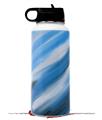 Skin Wrap Decal compatible with Hydro Flask Wide Mouth Bottle 32oz Paint Blend Blue (BOTTLE NOT INCLUDED)