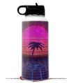 Skin Wrap Decal compatible with Hydro Flask Wide Mouth Bottle 32oz Synth Beach (BOTTLE NOT INCLUDED)