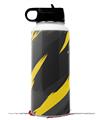 Skin Wrap Decal compatible with Hydro Flask Wide Mouth Bottle 32oz Jagged Camo Yellow (BOTTLE NOT INCLUDED)