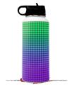Skin Wrap Decal compatible with Hydro Flask Wide Mouth Bottle 32oz Faded Dots Purple Green (BOTTLE NOT INCLUDED)