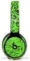 WraptorSkinz Skin Skin Decal Wrap works with Beats Solo Pro (Original) Headphones Folder Doodles Neon Green Skin Only BEATS NOT INCLUDED