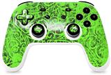 Skin Decal Wrap works with Original Google Stadia Controller Folder Doodles Neon Green Skin Only CONTROLLER NOT INCLUDED