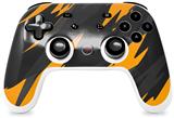 Skin Decal Wrap works with Original Google Stadia Controller Jagged Camo Orange Skin Only CONTROLLER NOT INCLUDED
