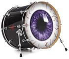 Vinyl Decal Skin Wrap for 20" Bass Kick Drum Head Eyeball Purple - DRUM HEAD NOT INCLUDED