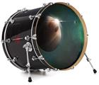 Decal Skin works with most 26" Bass Kick Drum Heads Ar44 Space - DRUM HEAD NOT INCLUDED