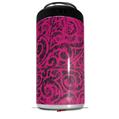WraptorSkinz Skin Decal Wrap compatible with Yeti 16oz Tall Colster Can Cooler Insulator Folder Doodles Fuchsia (COOLER NOT INCLUDED)
