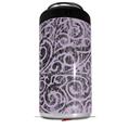 WraptorSkinz Skin Decal Wrap compatible with Yeti 16oz Tall Colster Can Cooler Insulator Folder Doodles Lavender (COOLER NOT INCLUDED)