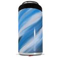 WraptorSkinz Skin Decal Wrap compatible with Yeti 16oz Tall Colster Can Cooler Insulator Paint Blend Blue (COOLER NOT INCLUDED)
