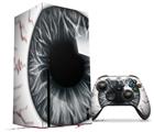 WraptorSkinz Skin Wrap compatible with the 2020 XBOX Series X Console and Controller Eyeball Gray (XBOX NOT INCLUDED)