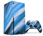 WraptorSkinz Skin Wrap compatible with the 2020 XBOX Series X Console and Controller Paint Blend Blue (XBOX NOT INCLUDED)