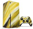 WraptorSkinz Skin Wrap compatible with the 2020 XBOX Series X Console and Controller Paint Blend Yellow (XBOX NOT INCLUDED)