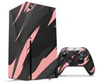 WraptorSkinz Skin Wrap compatible with the 2020 XBOX Series X Console and Controller Jagged Camo Pink (XBOX NOT INCLUDED)