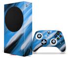 WraptorSkinz Skin Wrap compatible with the 2020 XBOX Series S Console and Controller Paint Blend Blue (XBOX NOT INCLUDED)