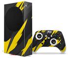 WraptorSkinz Skin Wrap compatible with the 2020 XBOX Series S Console and Controller Jagged Camo Yellow (XBOX NOT INCLUDED)
