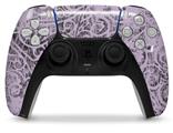 WraptorSkinz Skin Wrap compatible with the Sony PS5 DualSense Controller Folder Doodles Lavender (CONTROLLER NOT INCLUDED)