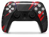 WraptorSkinz Skin Wrap compatible with the Sony PS5 DualSense Controller Jagged Camo Red (CONTROLLER NOT INCLUDED)