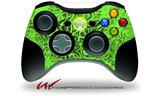 XBOX 360 Wireless Controller Decal Style Skin - Folder Doodles Neon Green (CONTROLLER NOT INCLUDED)
