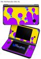 Drip Purple Yellow Teal - Decal Style Skin fits Nintendo DSi XL (DSi SOLD SEPARATELY)
