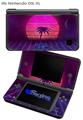 Synth Beach - Decal Style Skin fits Nintendo DSi XL (DSi SOLD SEPARATELY)