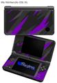 Jagged Camo Purple - Decal Style Skin fits Nintendo DSi XL (DSi SOLD SEPARATELY)