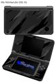 Jagged Camo Black - Decal Style Skin fits Nintendo DSi XL (DSi SOLD SEPARATELY)