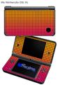 Faded Dots Hot Pink Orange - Decal Style Skin fits Nintendo DSi XL (DSi SOLD SEPARATELY)