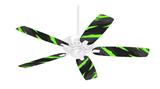 Jagged Camo Neon Green - Ceiling Fan Skin Kit fits most 42 inch fans (FAN and BLADES SOLD SEPARATELY)