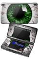 Eyeball Green Dark - Decal Style Skin fits Nintendo 3DS (3DS SOLD SEPARATELY)