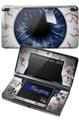 Eyeball Blue Dark - Decal Style Skin fits Nintendo 3DS (3DS SOLD SEPARATELY)