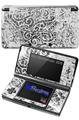 Folder Doodles White - Decal Style Skin fits Nintendo 3DS (3DS SOLD SEPARATELY)