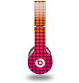WraptorSkinz Skin Decal Wrap compatible with Beats Solo HD (Original) Faded Dots Hot Pink Orange (HEADPHONES NOT INCLUDED)