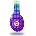WraptorSkinz Skin Decal Wrap compatible with Beats Studio (Original) Headphones Faded Dots Purple Green Skin Only (HEADPHONES NOT INCLUDED)