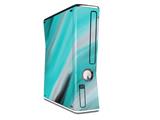 Paint Blend Teal Decal Style Skin for XBOX 360 Slim Vertical