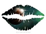 Ar44 Space - Kissing Lips Fabric Wall Skin Decal measures 24x15 inches