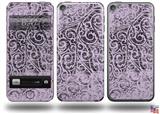 Folder Doodles Lavender Decal Style Vinyl Skin - fits Apple iPod Touch 5G (IPOD NOT INCLUDED)