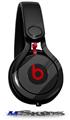 WraptorSkinz Skin Decal Wrap compatible with Beats Mixr Headphones Jagged Camo Black Skin Only (HEADPHONES NOT INCLUDED)