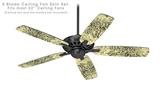 Folder Doodles Yellow Sunshine - Ceiling Fan Skin Kit fits most 52 inch fans (FAN and BLADES SOLD SEPARATELY)