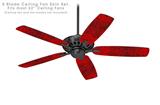 Folder Doodles Red - Ceiling Fan Skin Kit fits most 52 inch fans (FAN and BLADES SOLD SEPARATELY)