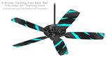 Jagged Camo Neon Teal - Ceiling Fan Skin Kit fits most 52 inch fans (FAN and BLADES SOLD SEPARATELY)