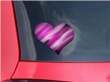 Paint Blend Hot Pink - I Heart Love Car Window Decal 6.5 x 5.5 inches