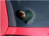 Ar44 Space - I Heart Love Car Window Decal 6.5 x 5.5 inches